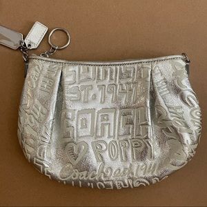 Coach Leather Poppy Storypatch Limited Ed. Pouch